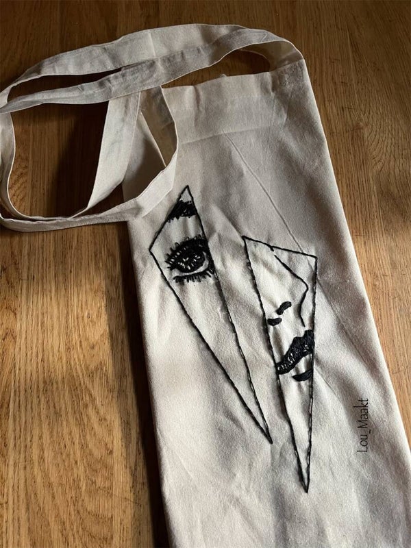 Canvas tas ‘Kijk’.