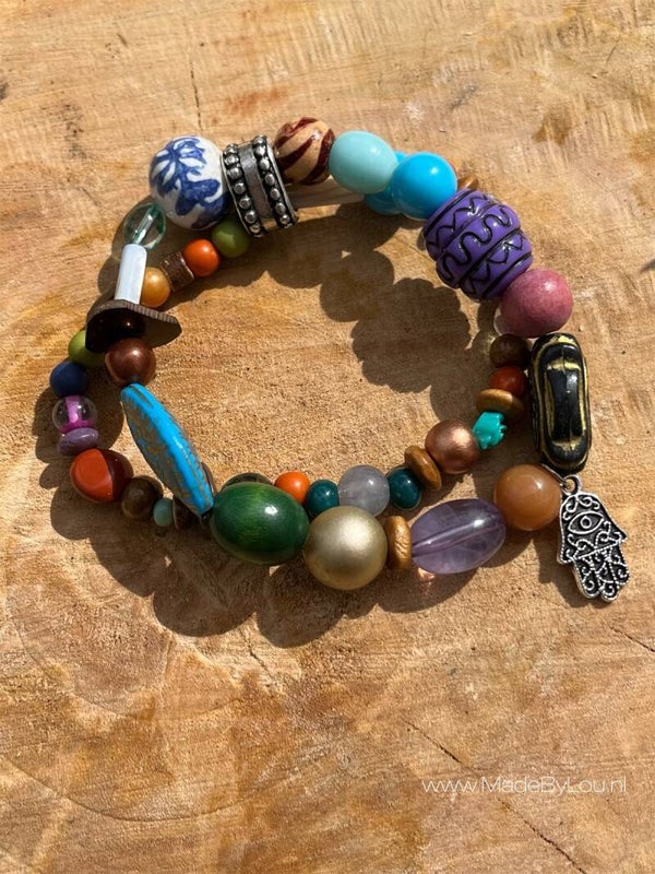 (SALE) Armband ‘Silver hand’.