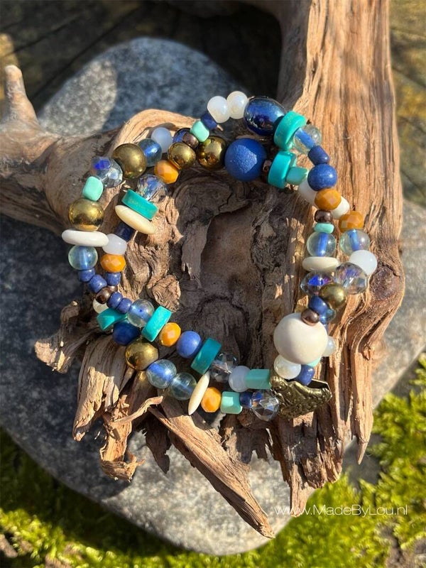 •SALE• Armband ‘Blue love’s you 2’.