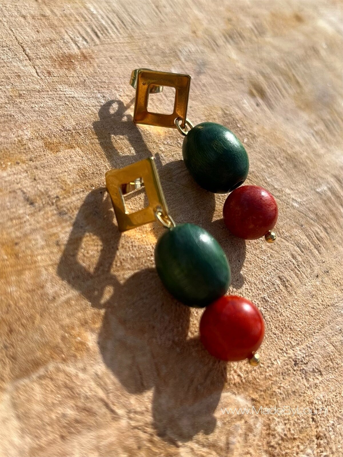 (SALE) Oorbellen ‘Red’.