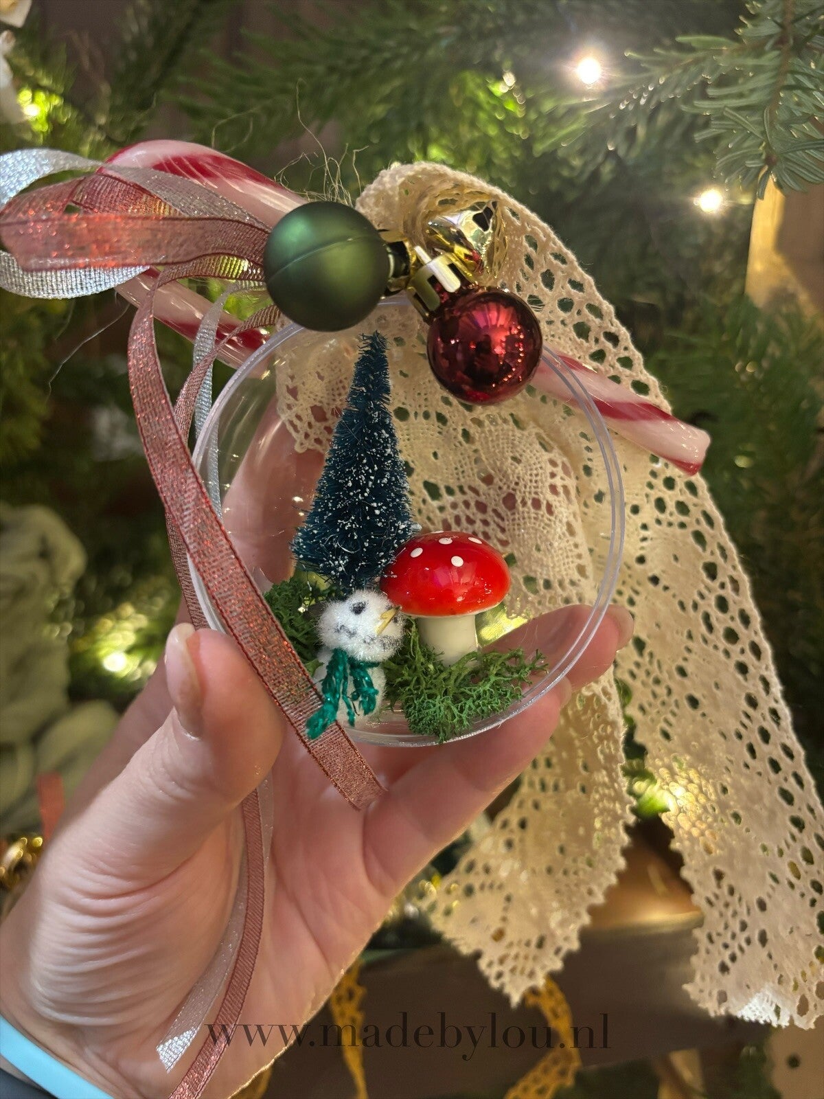 (SALE) Kerstbal sneeuwpop