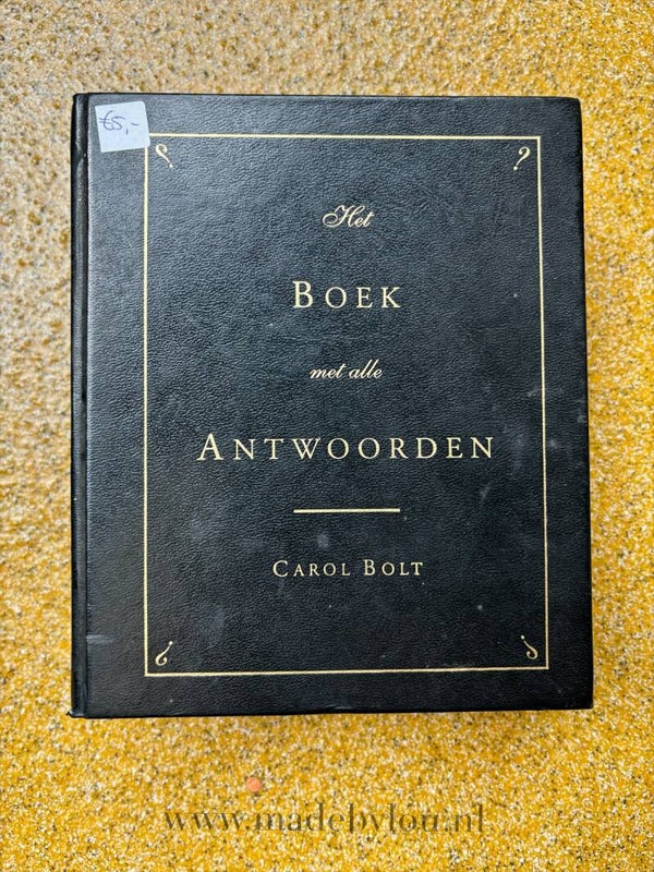 Boek ‘Het boek met alle antwoorden’