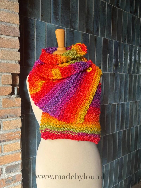 Warme winter sjaal MadebyGerda