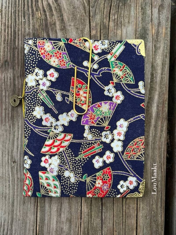 Notitie boekje Bloem paars