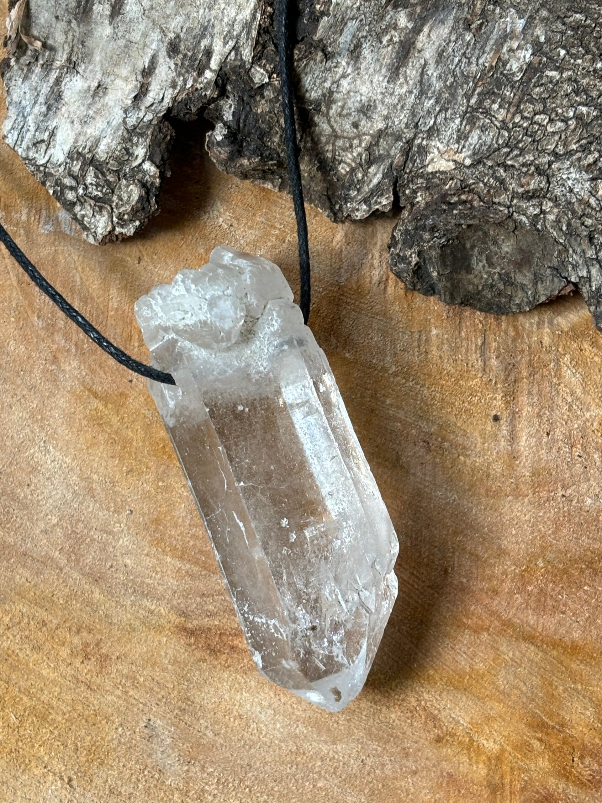 Bergkristal punt hanger