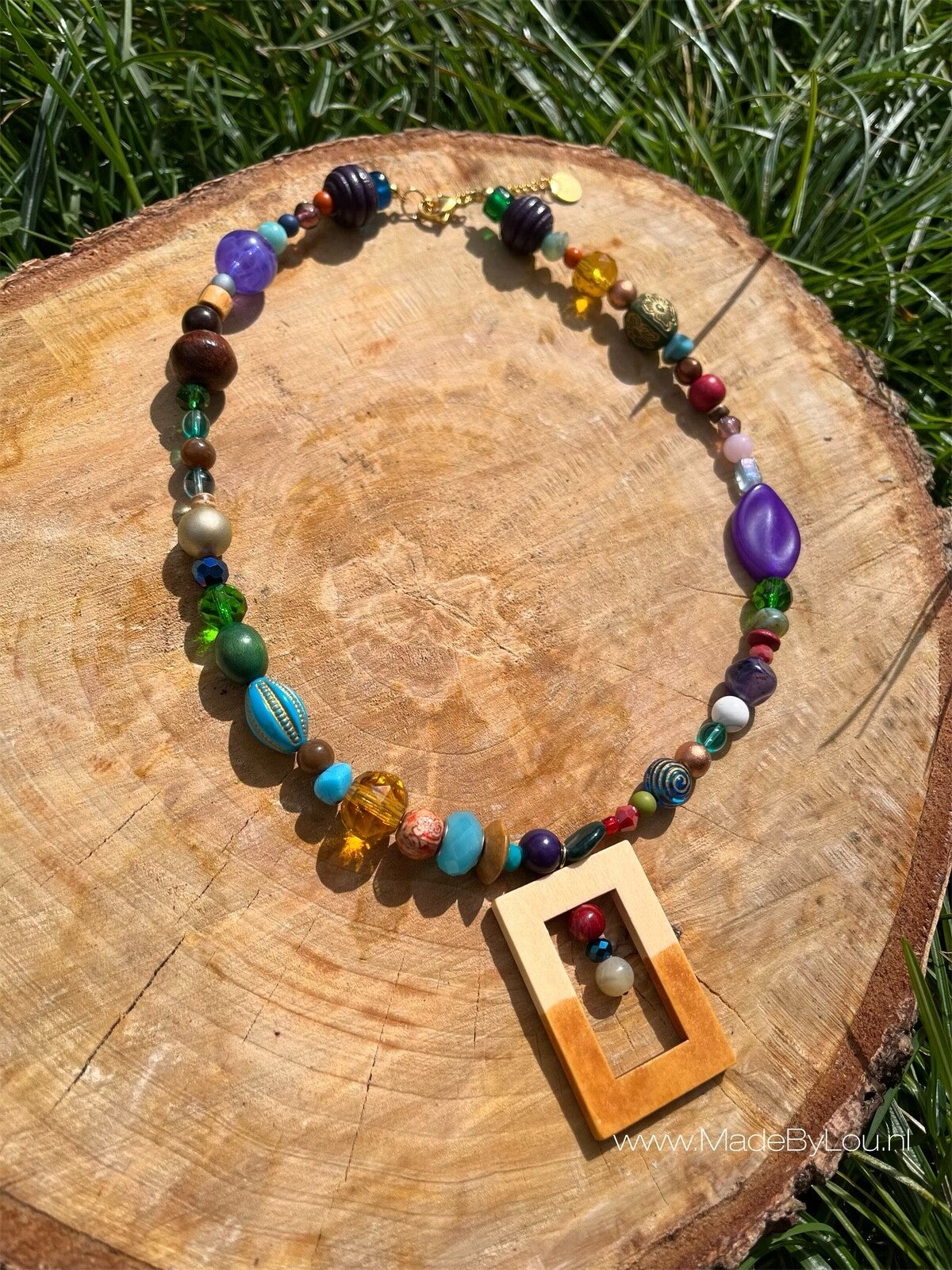 (SALE) Ketting ‘Wood’.