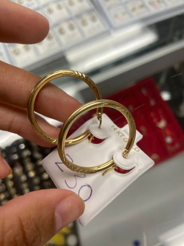 Argollas con diseño