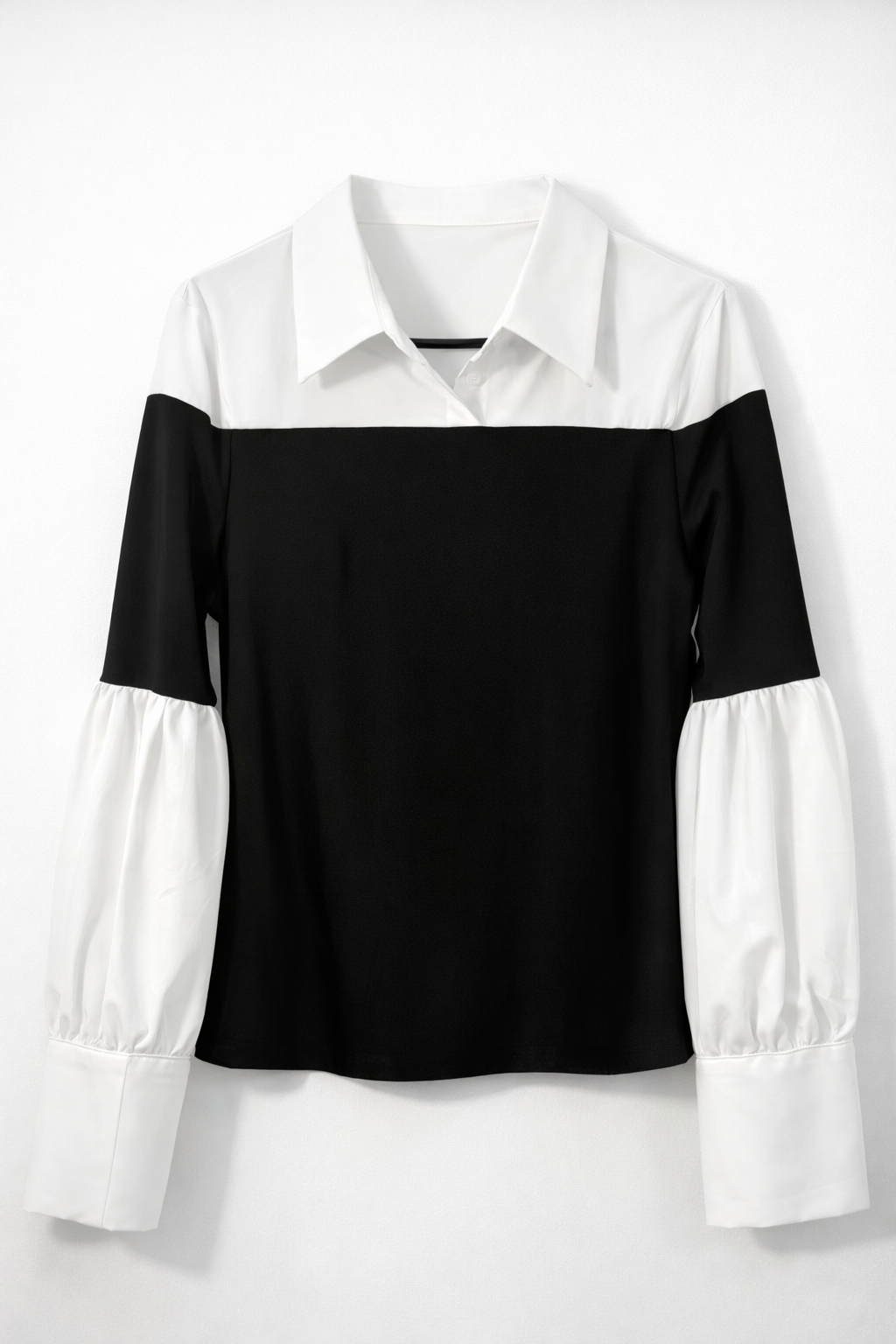 Shein zwart-witte blouse maat L / Shein black and white blouse size L