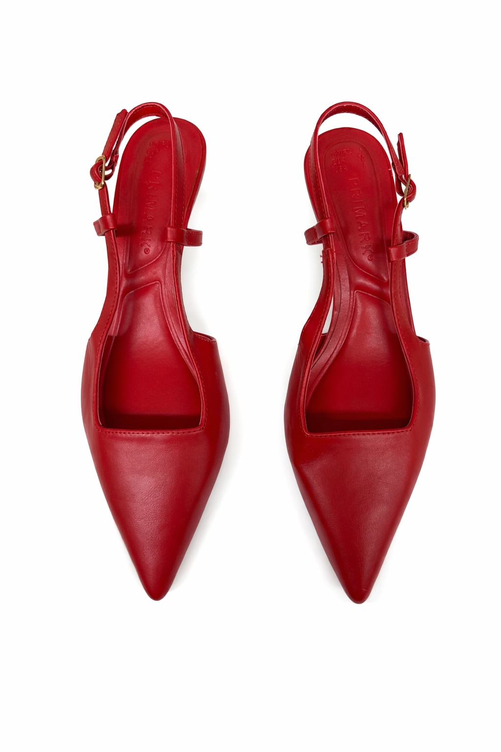 Rode slingback pumps (Primark) | Red slingback pumps