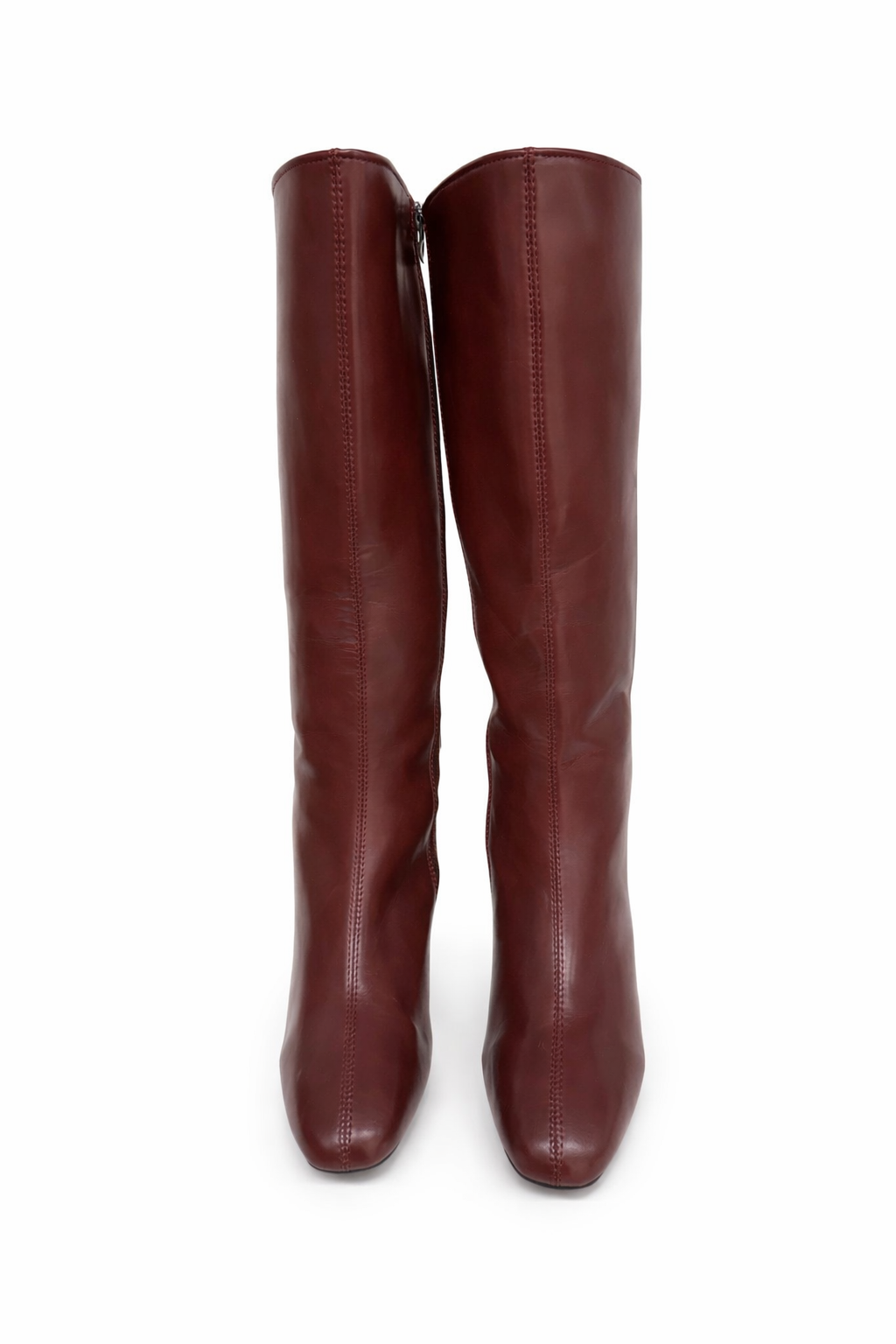 Nieuwe hoge laarzen SHEIN bordeaux maat 40 | New SHEIN knee-high boots size 40