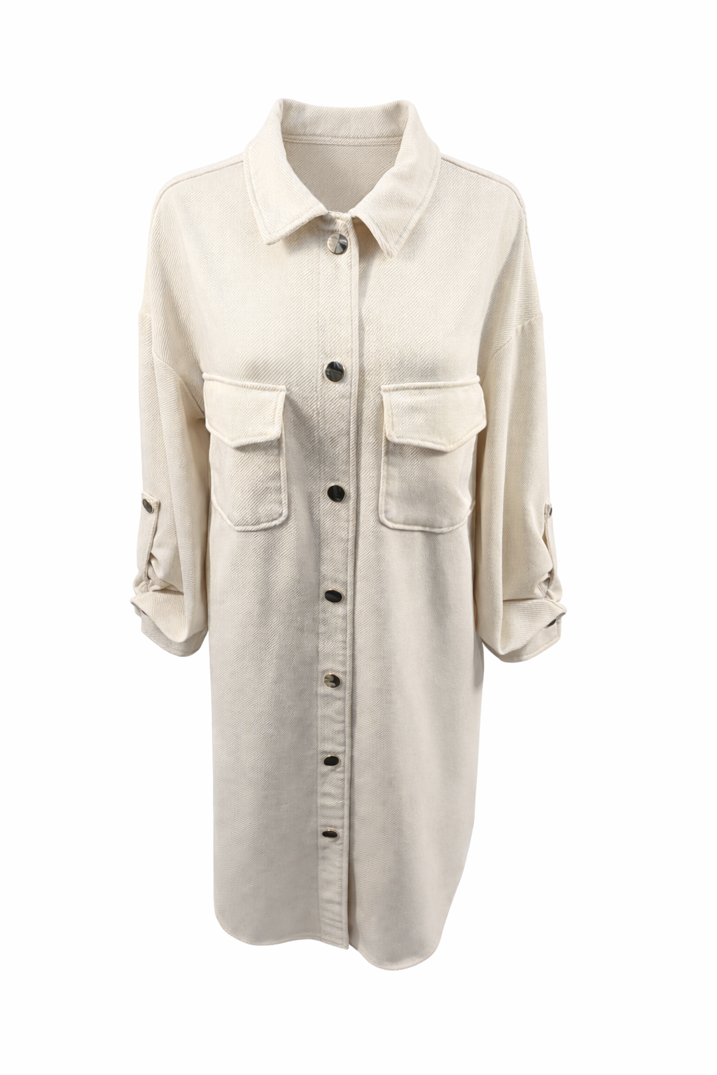 Zara lange vest crème maat L – heel goede staat Zara long vest cream size L – very good condition