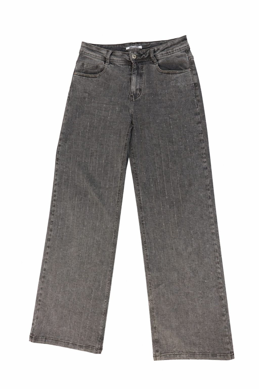 Miss Bon stretch jeans grijs  – maat 38 – Heel goed Miss Bon stretch jeans grey – size 38 – Very good