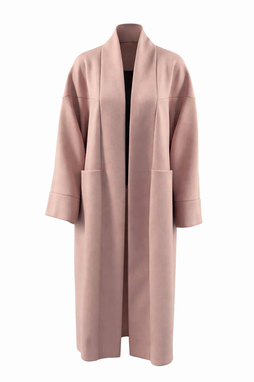 Lange roze jas/vest – Nieuw - Long pink coat/cardigan – New