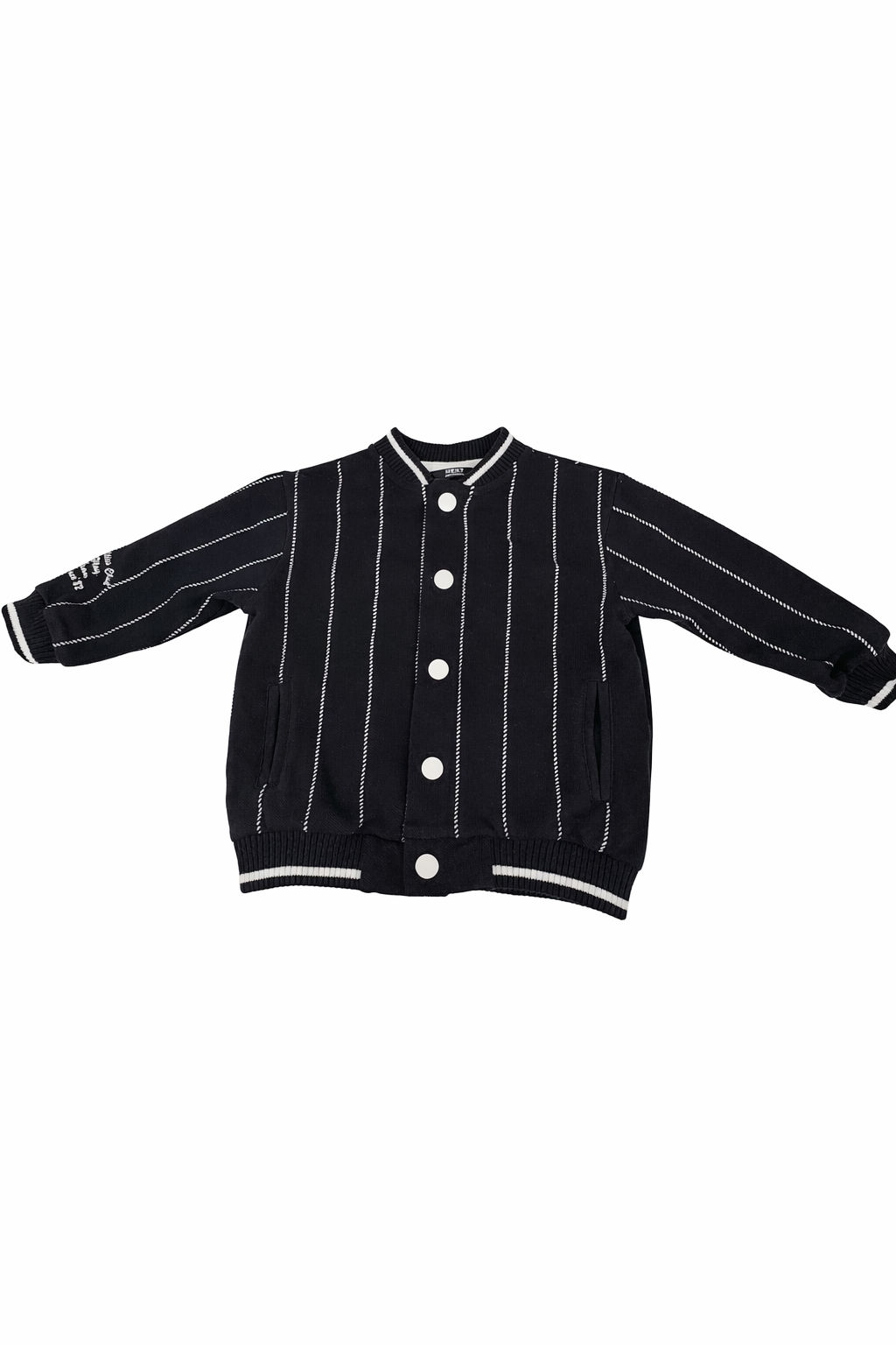 Next kids vest zwart met streepjes maat 1,5–2 jaar – zo goed als nieuw Next kids cardigan black with stripes size 1.5–2 years – like new