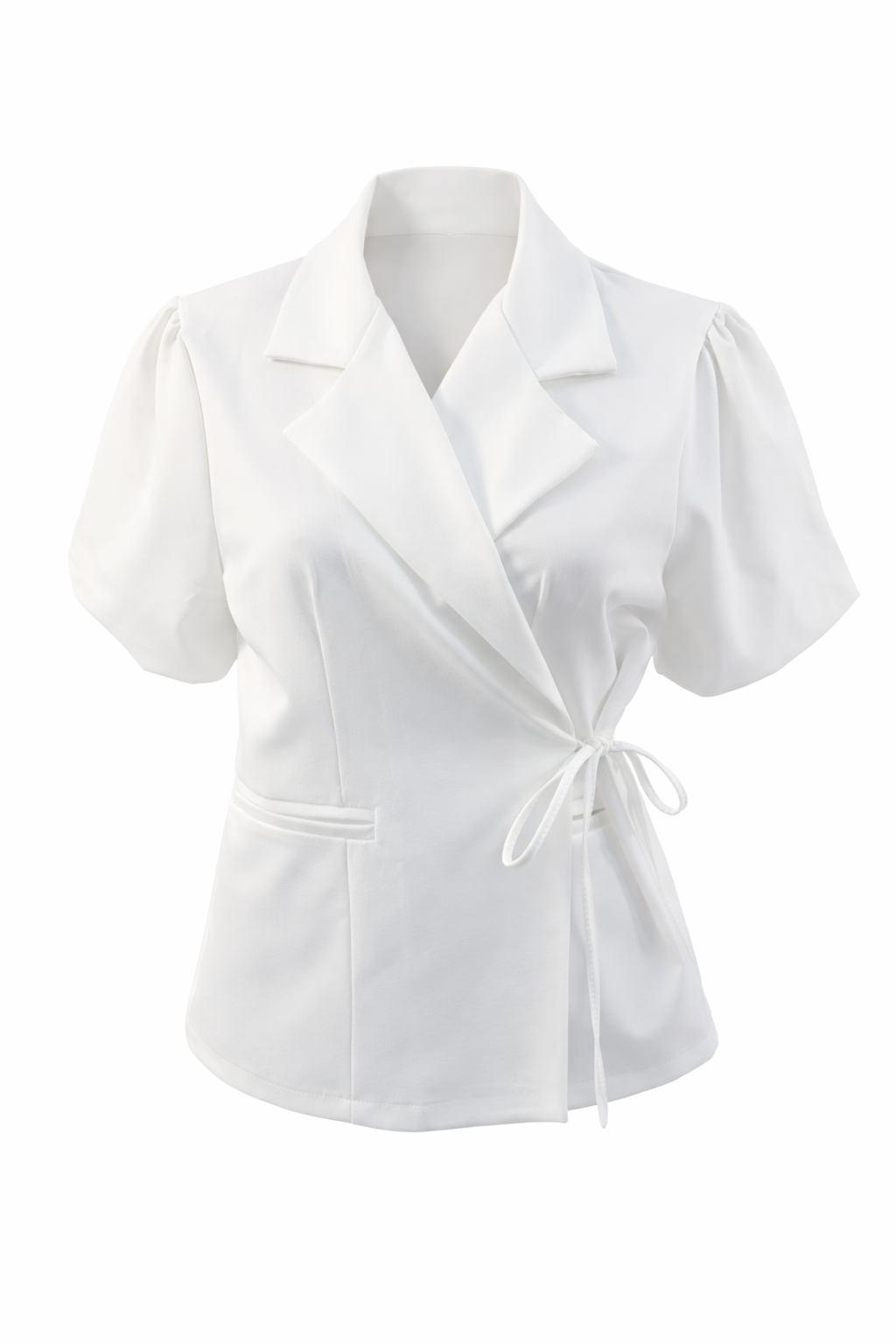 Dames korte blazer wit – nieuw – one size Women’s short blazer white – new – one size