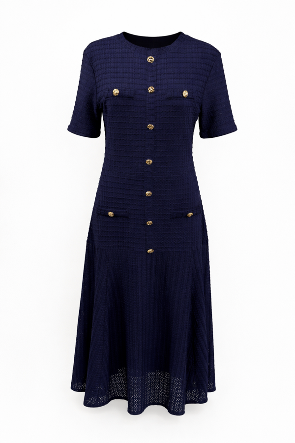 Lange dames jurk blauw maat L/XL – nieuw Long women’s dress blue size L/XL – new