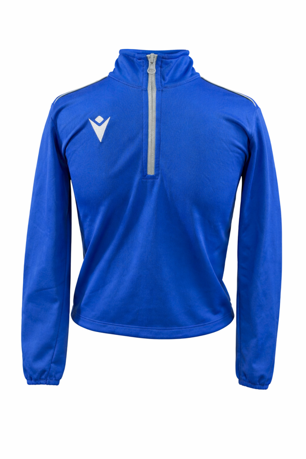 Macron jongens sportshirt blauw maat 3XS – heel goede staat Macron boys sports shirt blue size 3XS – very good condition