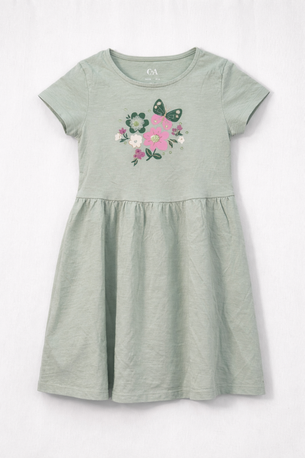 C&A meisjes jurk maat 110 / C&A girls dress size 110
