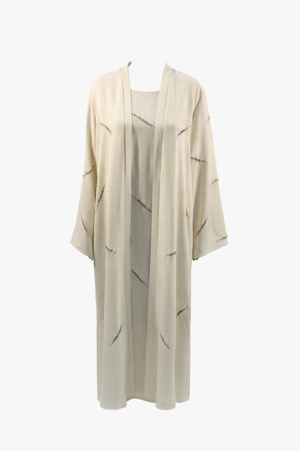 2-delige Abaya Set – Preloved (Als Nieuw) Two-Piece Abaya Set – Preloved (Like New)