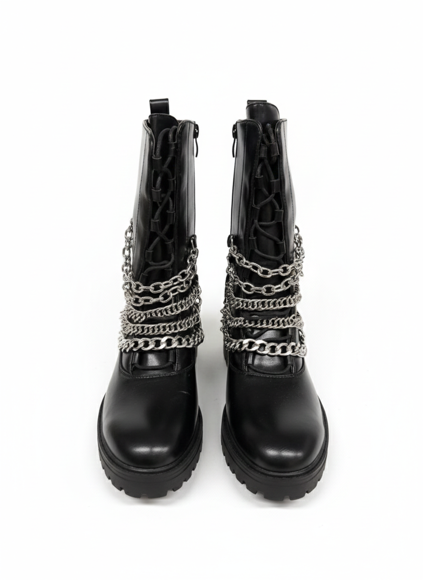 SHEIN Chain Boots – Maat 38 SHEIN Chain Boots – Size 38