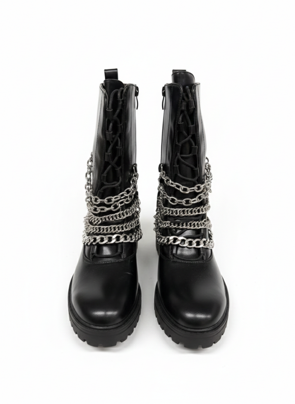 SHEIN Chain Boots – Maat 38 SHEIN Chain Boots – Size 38