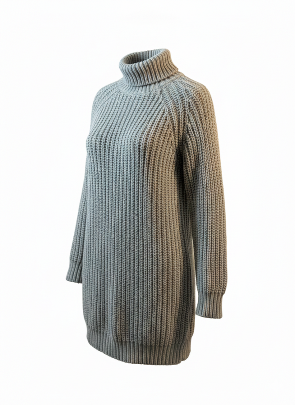 Shein grijze coltrui maat L – heel goede staat Shein grey turtleneck sweater size L – very good condition