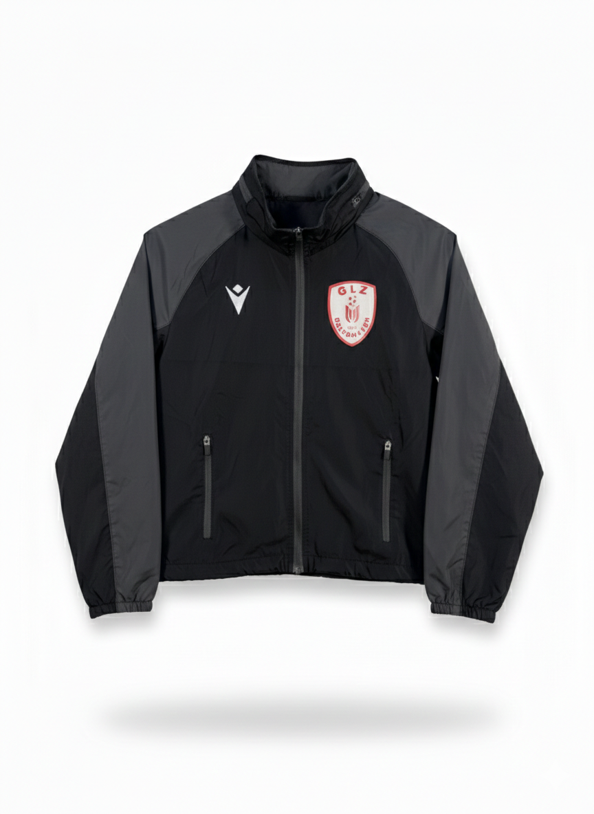 Macron Jasje met Verborgen Capuchon – Heel Goede Staat Macron Jacket with Hidden Hood – Very Good Condition