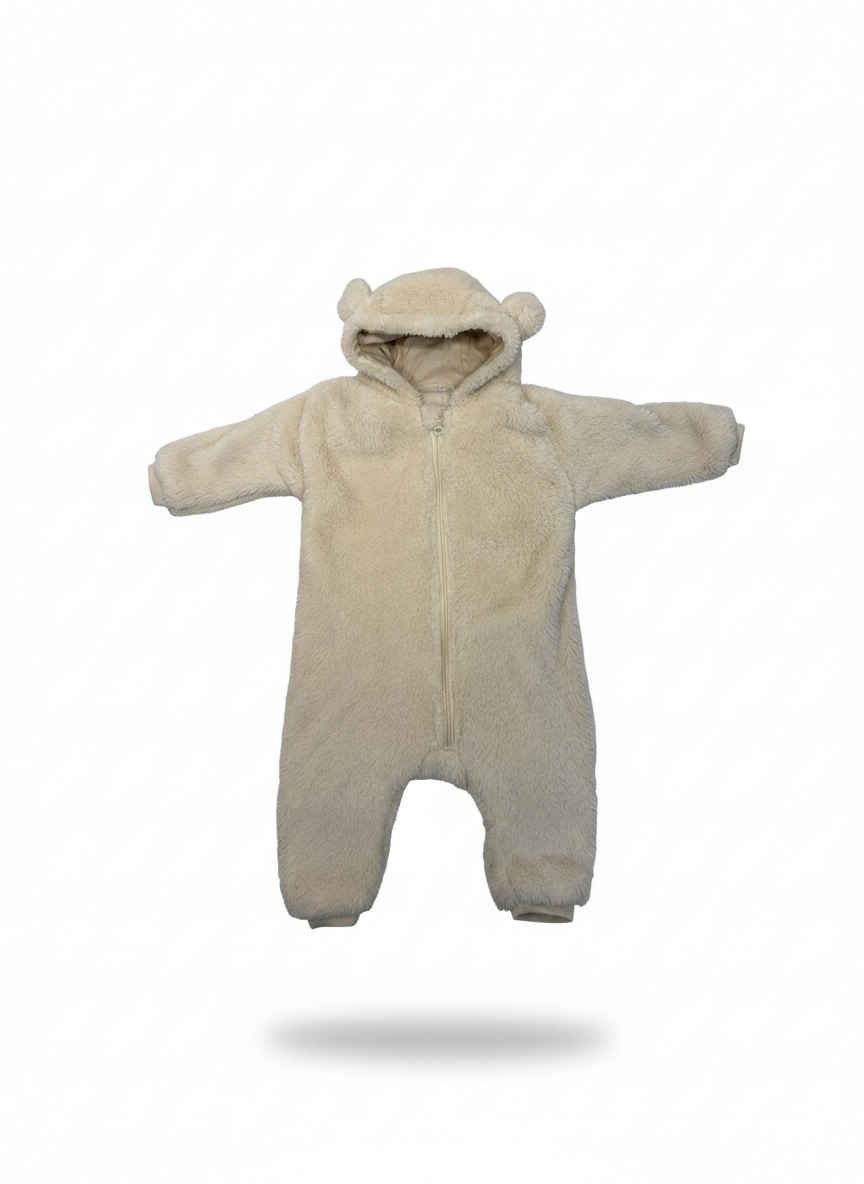 Baby Teddy Pak Gevoerd – Maat 80 Baby Teddy Suit Lined – Size 80