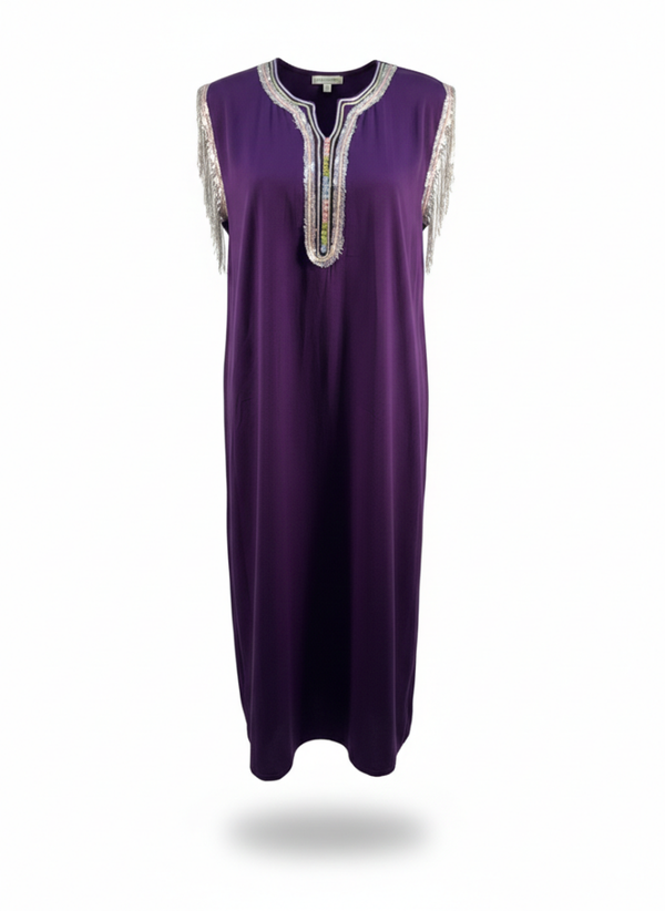 Nieuw paarse abaya/jurk – maat L New purple abaya/dress – size L