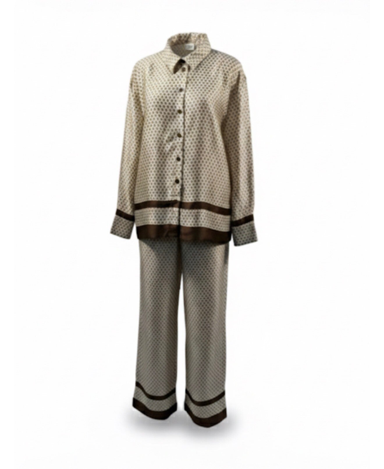 Primark set blouse & broek in nude kleuren – Nieuw – M Primark blouse & trousers set in nude colors – New – M