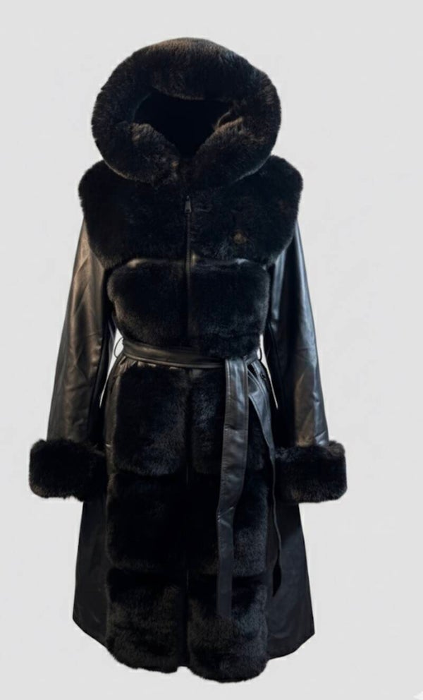 Zwarte dames jas Shein maat L – nieuw Black women’s coat Shein size L – new