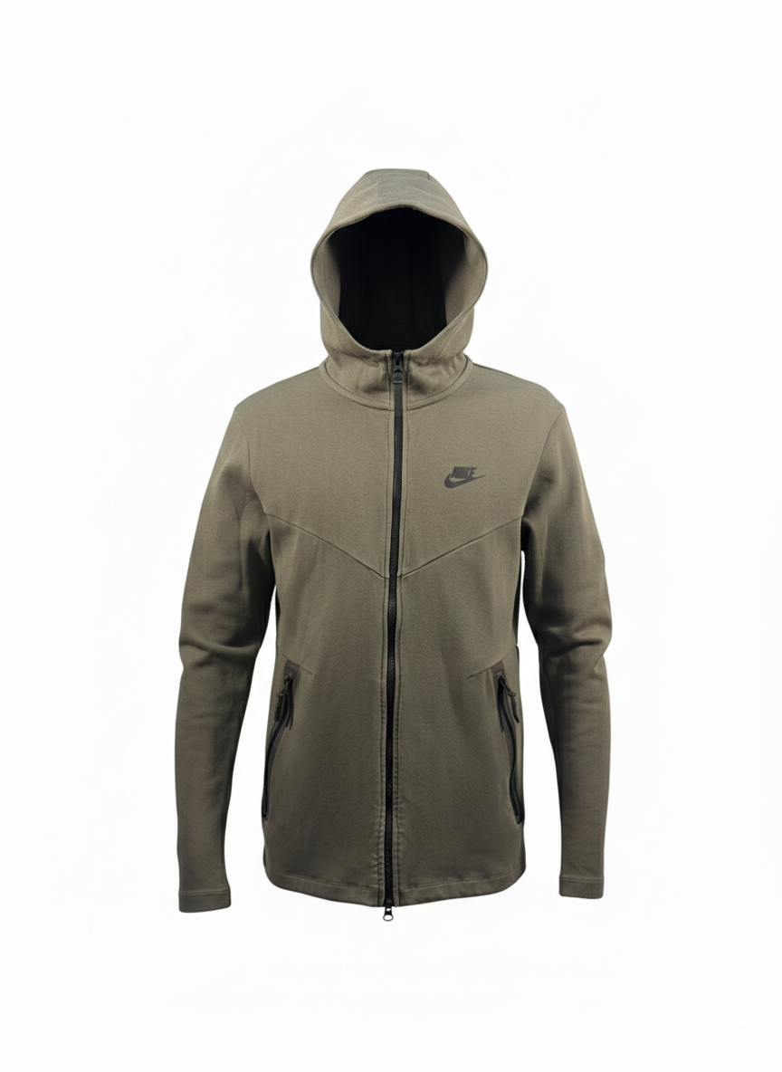 Nike heren vest legergroen maat S – sportief & comfortabel Nike men’s hoodie green size S – sporty & comfortable
