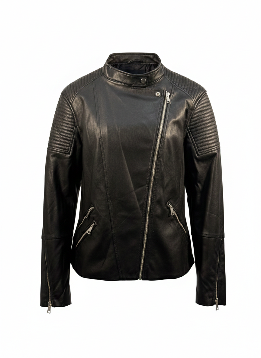 Zara dames biker jacket zwart – zo goed als nieuw Zara women biker jacket black – very good condition