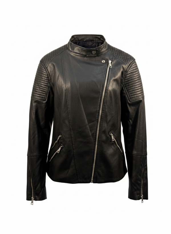 Zara dames biker jacket zwart – zo goed als nieuw Zara women biker jacket black – very good condition