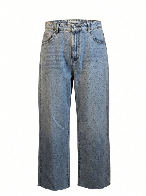 Dames jeans met steentjes maat 42 | Women’s jeans with rhinestones size 42