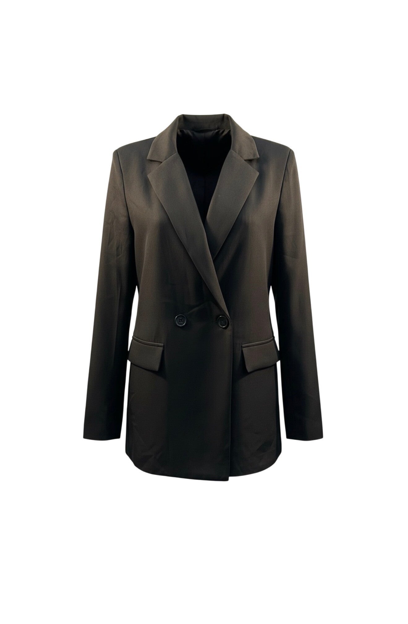 Zwarte dames blazer met schoudervulling maat M nieuw | Black women’s blazer with shoulder padding size M new