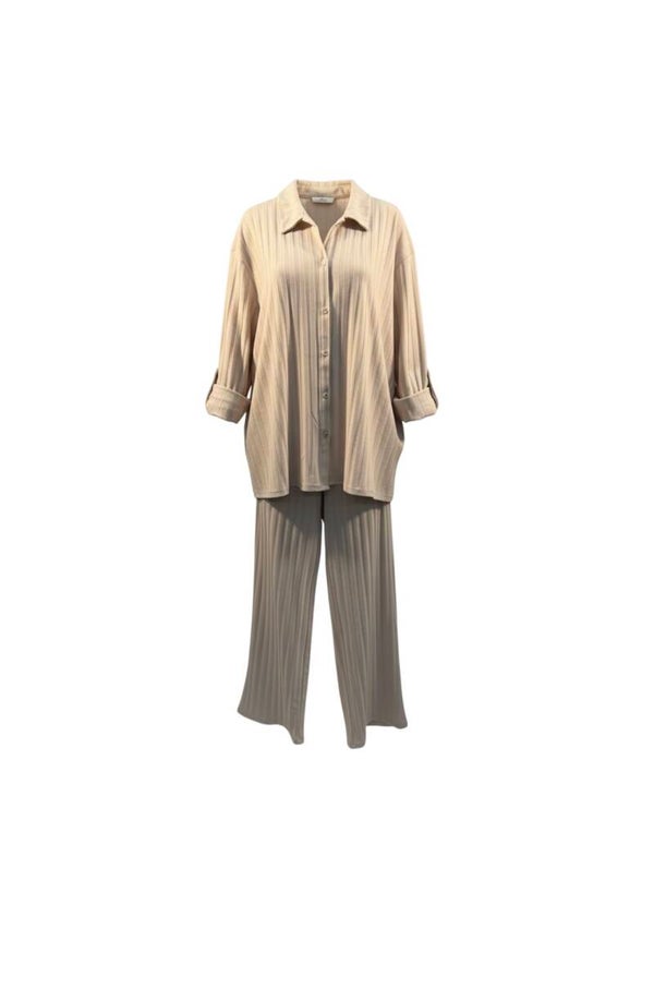 Primark dames 2-delige set beige maat L nieuw | Primark women’s 2-piece set beige size L new