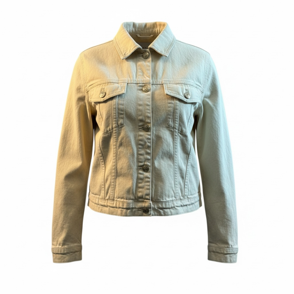 Zara dames beige jacket met gouden knopen maat M / Zara women’s beige jacket with gold buttons size M