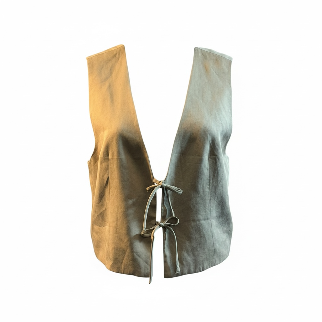 Zara dames gilet taupe maat L / Zara women’s taupe gilet size L