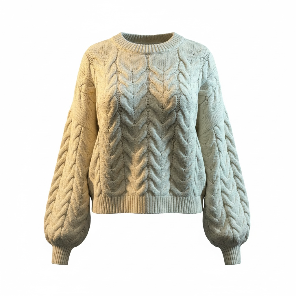 Primark dames gebreide trui kort model maat XL / Primark women’s knitted sweater cropped model size XL