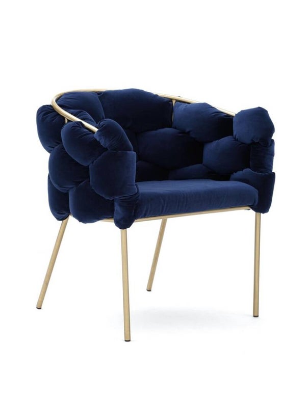Eetkamerstoel DOLCÉ blauw