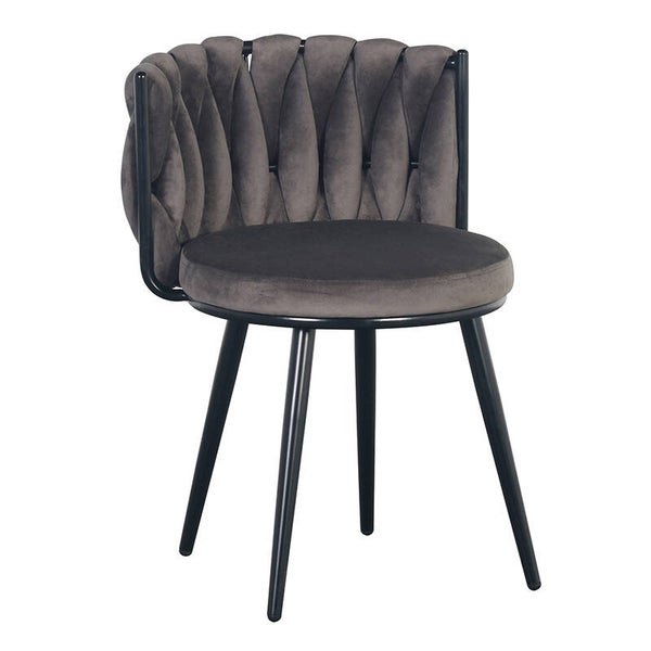 Moon chair dark grey - set van 2