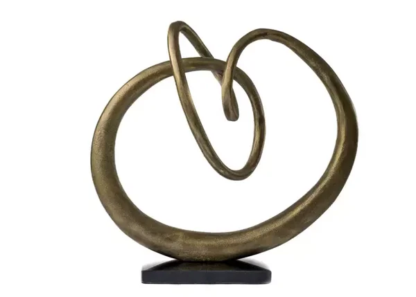 Ornament ROUND LOOP goud