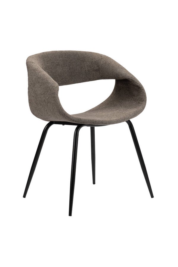 Eetkamerstoel WHALE taupe - set van 2