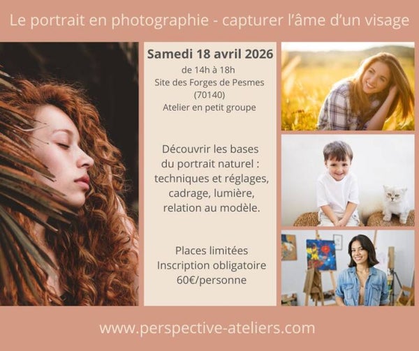 Atelier photo : Le portrait en photographie