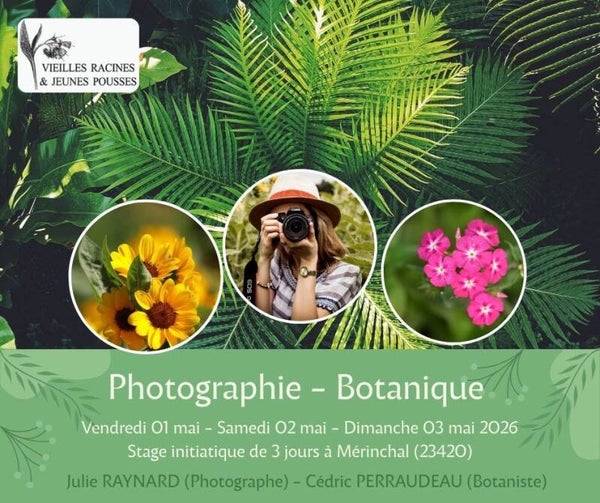 Stage Photographie Botanique (01-03 mai)