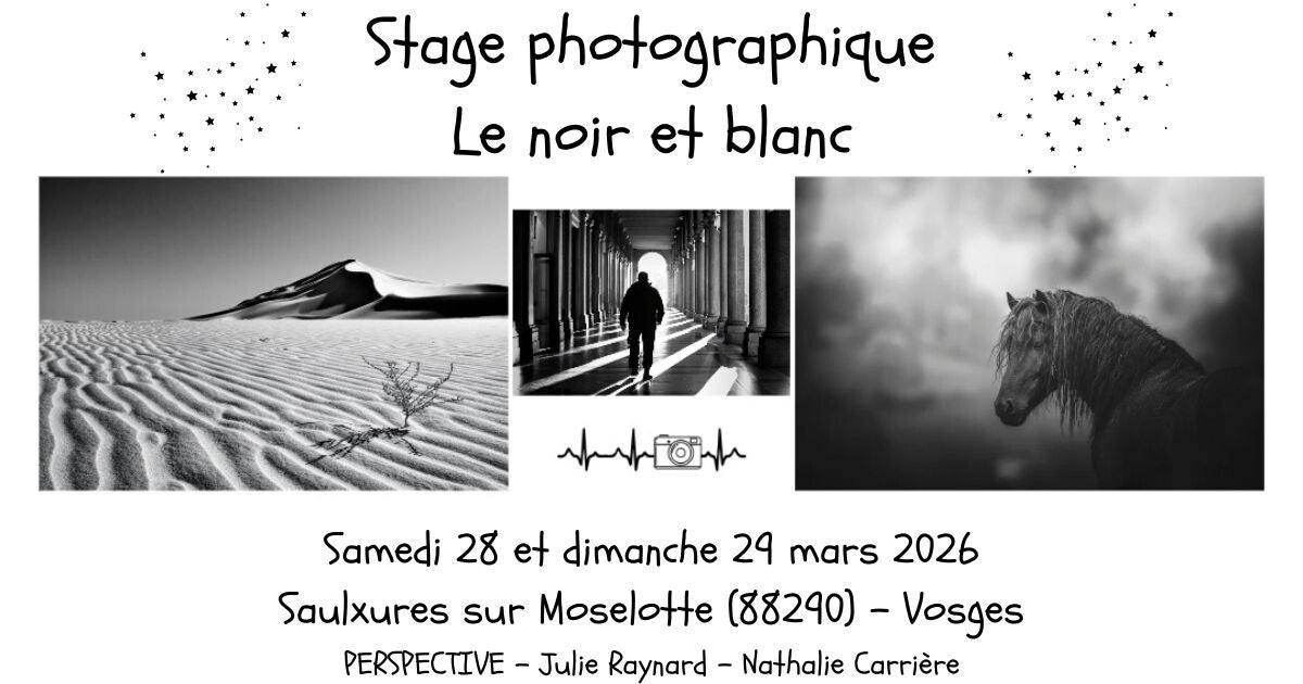 Stage noir et blanc : regards et récits