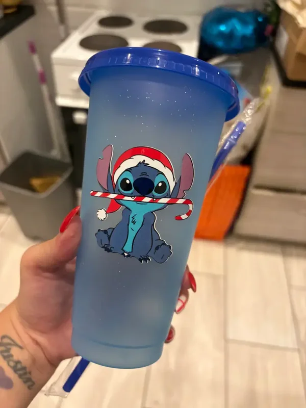 Stitch Christmas Large cold cups