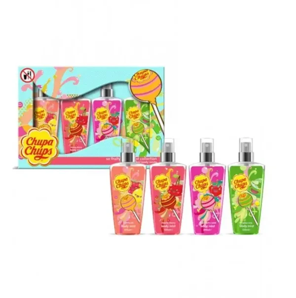 Chupa chups body mist 4 piece set