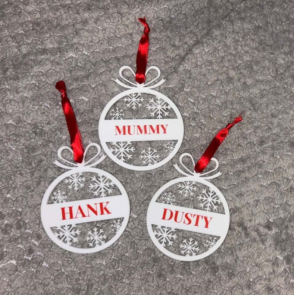 Personalised bauble